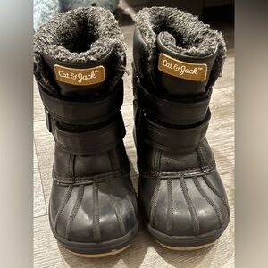 Toddler Cat & Jack Black Snow Boots